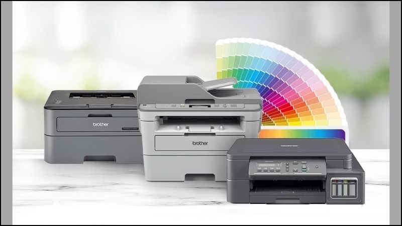 Máy in Brother đa dạng mẫu mã sản phẩm với nhiều mức giá khác nhau