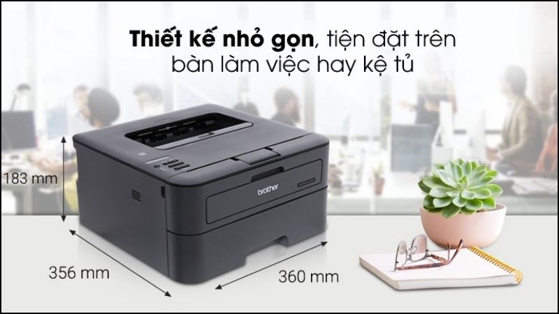 Máy in laser trắng đen hoàn hảo từ ngoại hình đến chất lượng