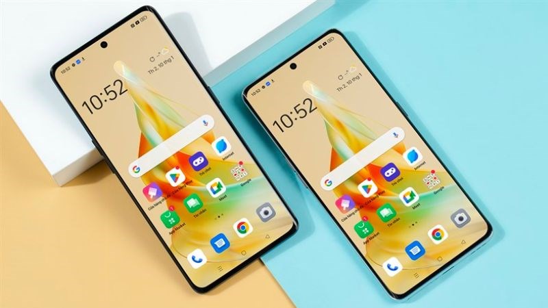 Hai dòng điện thoại đều sử dụng nền AMOLED 6.4 inch 