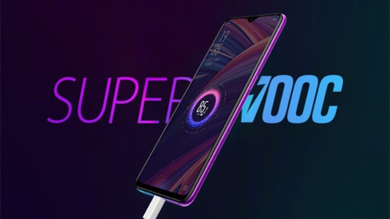 Thoải mái sử dụng với công nghệ sạc siêu nhanh SuperVOOC