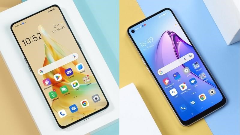 Màn hình Cả 2 máy đều được sử dụng tấm nền AMOLED cao cấp và có cùng độ phân giải 1080 x 2400 pixels.