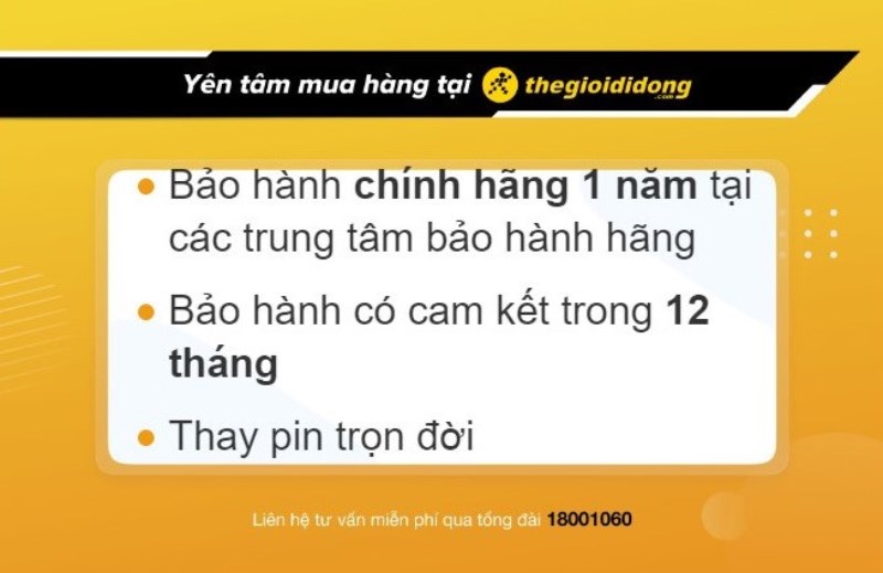 Chính sách bảo hành đồng hồ tại Thế Giới Di Động Chính sách bảo hành đồng hồ tại Thế Giới Di Động