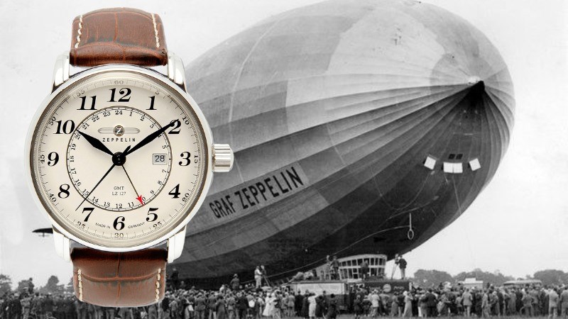 Những chiếc đồng hồ đều tái hiện lại những chuyến tàu bay Zeppelin lịch sử Những chiếc đồng hồ đều tái hiện lại những chuyến tàu bay Zeppelin lịch sử