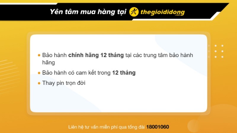 Chính sách bảo hành đồng hồ tại Thế Giới Di Động Chính sách bảo hành đồng hồ tại Thế Giới Di Động