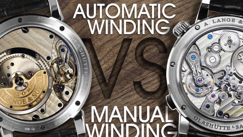 So sánh đồng hồ Hand Winding và đồng hồ Automatic