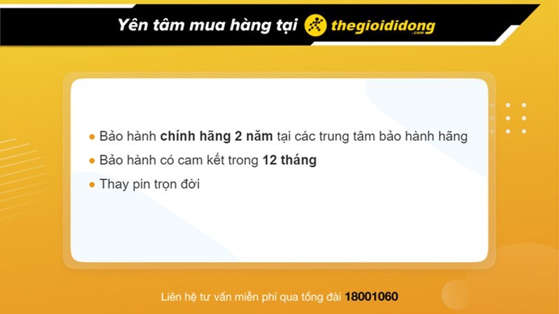Chính sách bảo hành đồng hồ thời trang tại Thế Giới Di Động Chính sách bảo hành đồng hồ thời trang tại Thế Giới Di Động