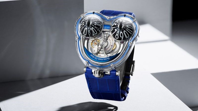 Mặt Đồng hồ MB&F sở hữu mặt số cung cấp hai màn hình chronograph