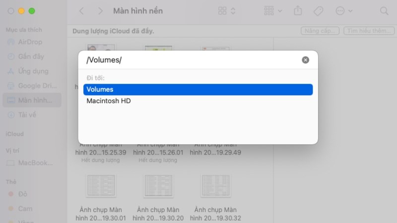 Kiểm tra /Volumes/ là cách thường được nhiều người lựa chọn