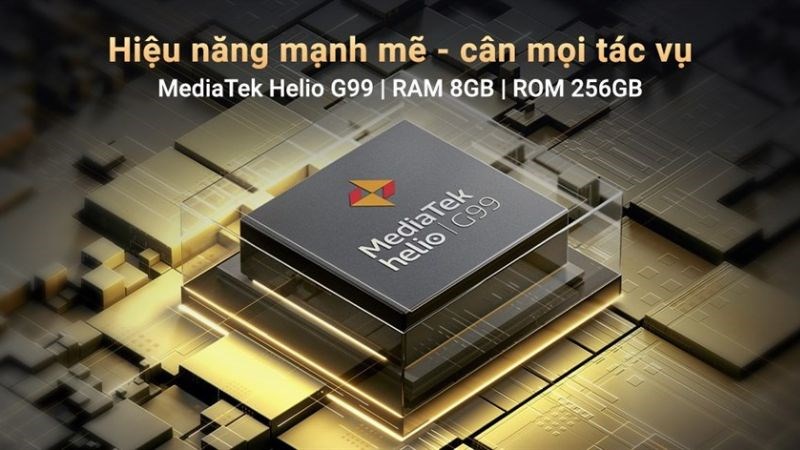 Chip Helio G99 mạnh mẽ