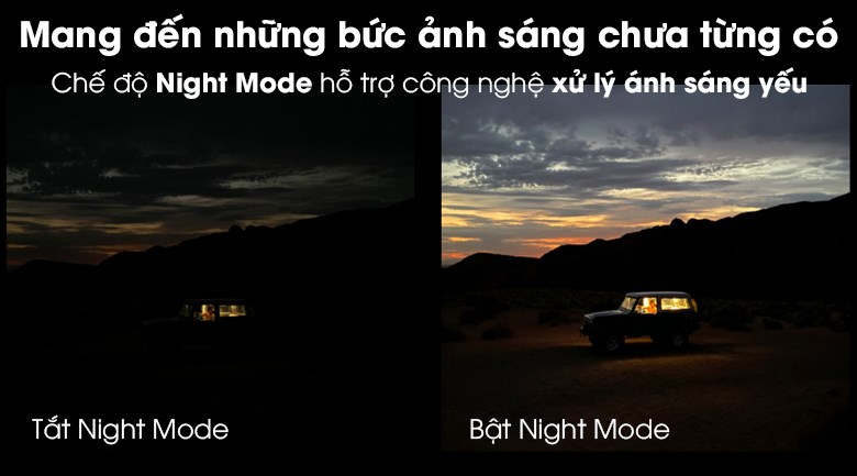 Chế độ Night Mode cho phép bạn chụp ảnh ban đêm đẹp hơn Chế độ Night Mode cho phép bạn chụp ảnh ban đêm đẹp hơn