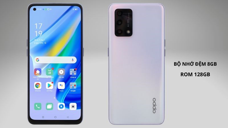 Bộ nhớ đệm 8GB và ROM 128GB