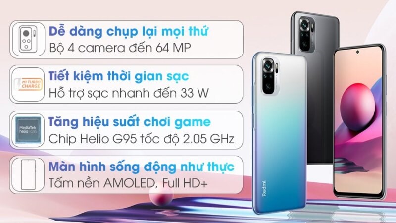 Xiaomi Redmi Note 10s sở hữu thông số hoàn mỹ ở mọi mặt