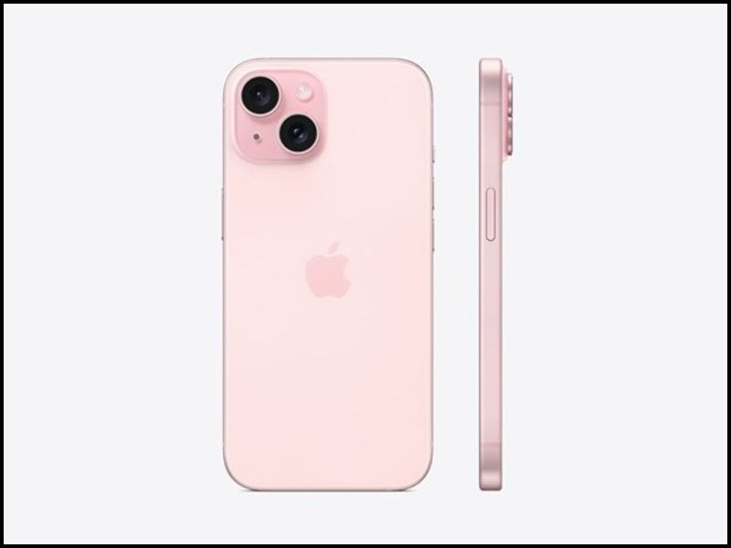 iPhone 15 và 15 Plus màu Hồng nhạt