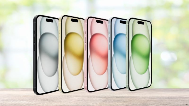 iPhone 15 với 5 tùy chọn màu sắc mới iPhone 15 với 5 tùy chọn màu sắc mới