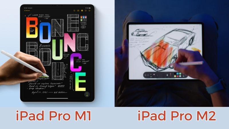 iPad Pro M2 và iPad Pro M1 phù hợp với những nhu cầu sử dụng khác nhau iPad Pro M2 và iPad Pro M1 phù hợp với những nhu cầu sử dụng khác nhau