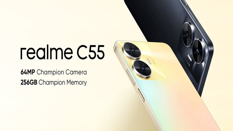 Realme C55 sẽ được nâng cấp khá nhiều về cả RAM và ROM