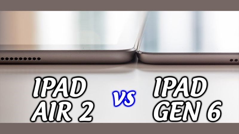 Dung lượng pin với chiến thắng nghiêng hẳn về iPad Gen 6