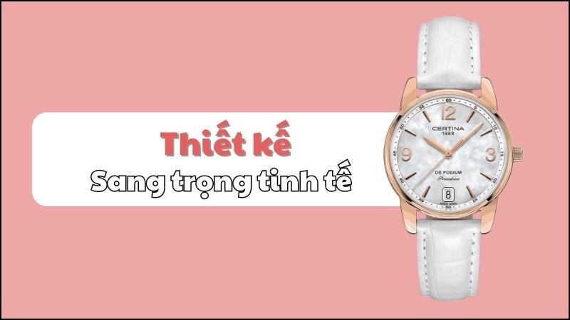 Thiết kế sắc trắng chủ đạo phù hợp với các quý cô