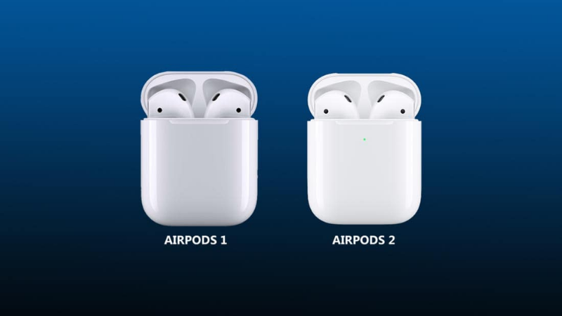 z Nút reset của phiên bản Airpods 2 được đặt ở chính giữa mặt lưng hộp sạc