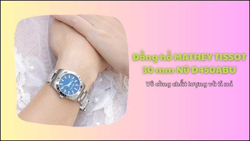 Mẫu đồng hồ vô cùng nữ tính và thanh lịch