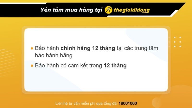 Chính sách khi mua hàng tại Thế Giới Di Động