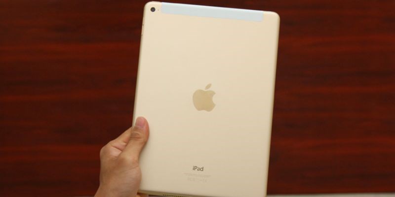 iPad Air 2 thiết kế nhôm nguyên khối