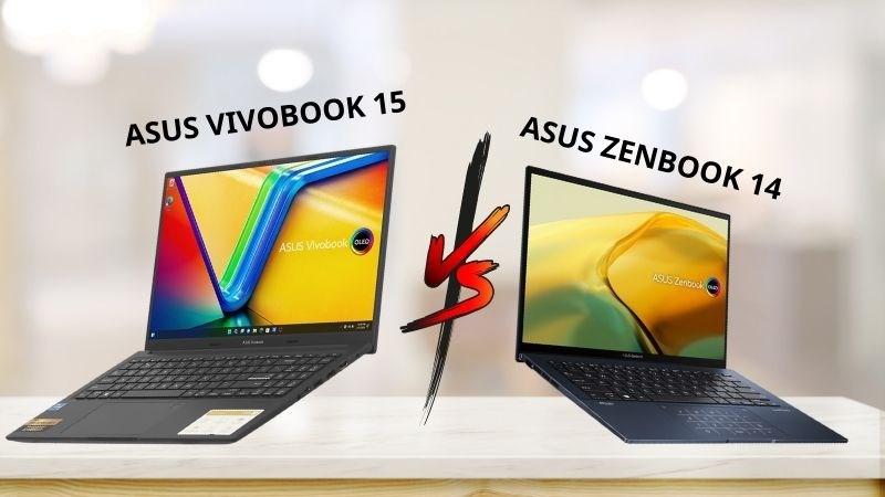 Hai mẫu laptop với 2 chất liệu khác nhau, người dùng có thể lựa chọn tùy theo yêu cầu