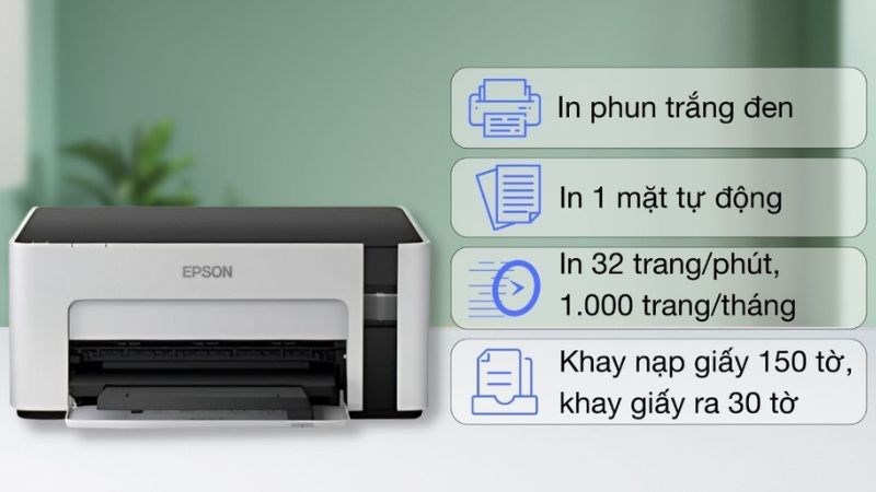 Epson M1100 sẽ không khiến bạn thất vọng