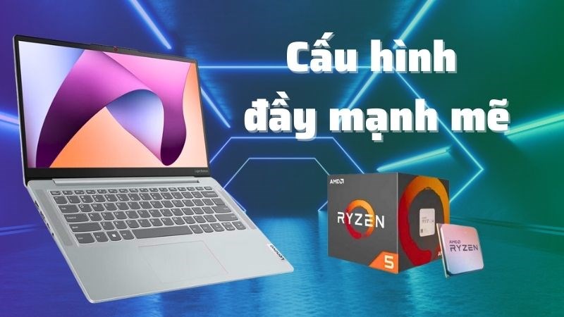 Cầu hình mạnh mẽ nhờ các công nghệ hiện đại được tích hợp trên laptop