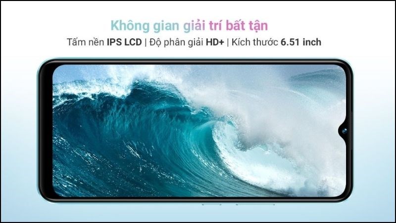 Màn hình sở hữu tấm nền IPS LCD hỗ trợ bảo vệ mắt người dùng