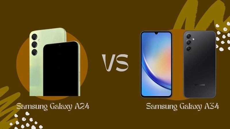 Samsung Galaxy A34 là tốt hơn A24 về mặt cấu hình lẫn tính năng