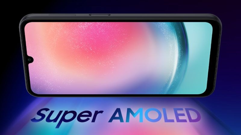 Màn hình Samsung Galaxy A24 được trang bị các công nghệ cùng tính năng hiện đại
