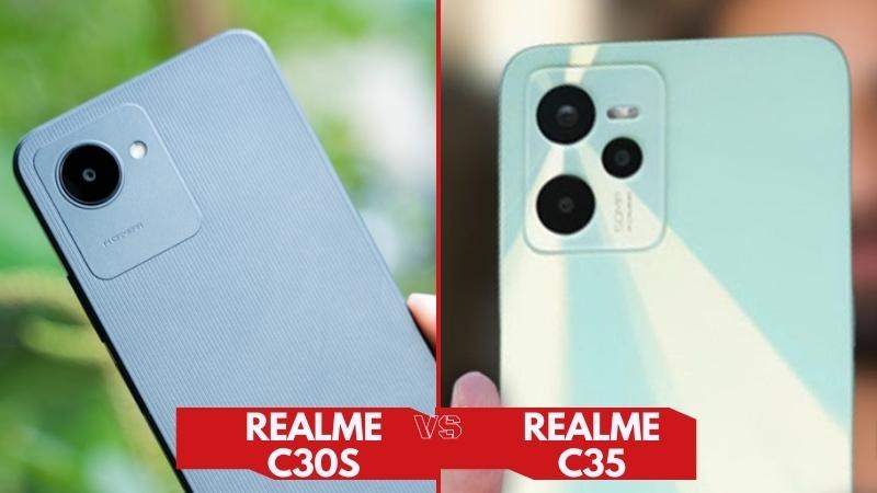 Vì có nhiều ống kính, camera Realme C35 đa dụng hơn C30s