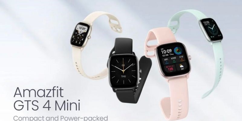 đồng hồ Amazfit GTS 4 mini sở hữu kiểu dáng hiện đại