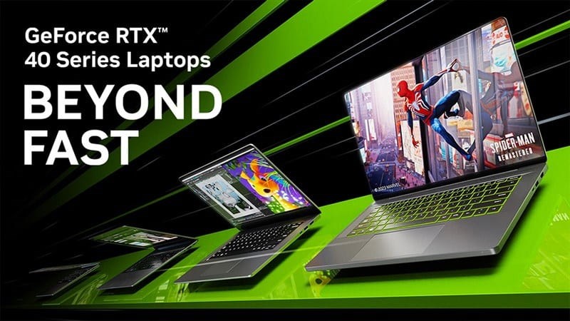 NVIDIA cho ra mắt dòng card đồ họa laptop RTX 40 Series 