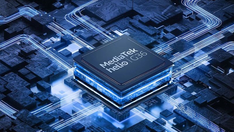 Con chip Helio G36 mang lại hiệu năng ổn định với các tác vụ cơ bản