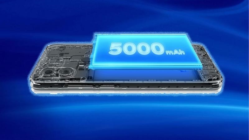 Viên pin lên đến 5000mAh cho thời gian sử dụng dài lâu