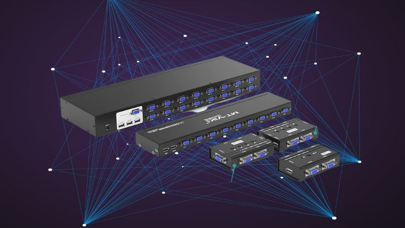 Phân loại KVM Switch theo số cổng Phân loại KVM Switch theo số cổng
