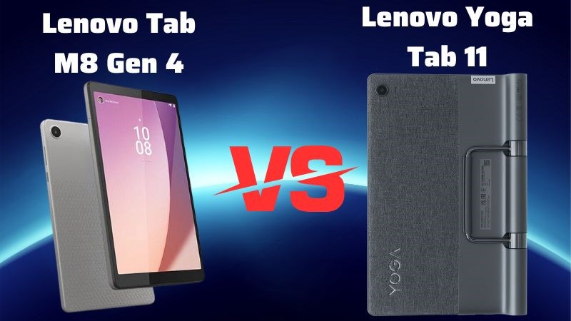 Bộ đôi camera trước và sau của Lenovo Yoga Tab 11 với nhiều tính năng hiện đại