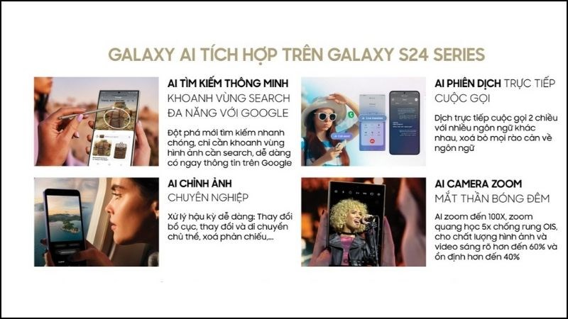 Các tính năng tuyệt vời của Galaxy AI