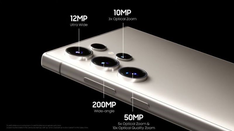 Cụm 4 camera cùng nhiều chế độ zoom khác nhau