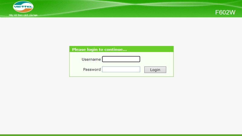 Nhập Username và Password để đăng nhập Nhập Username và Password để đăng nhập