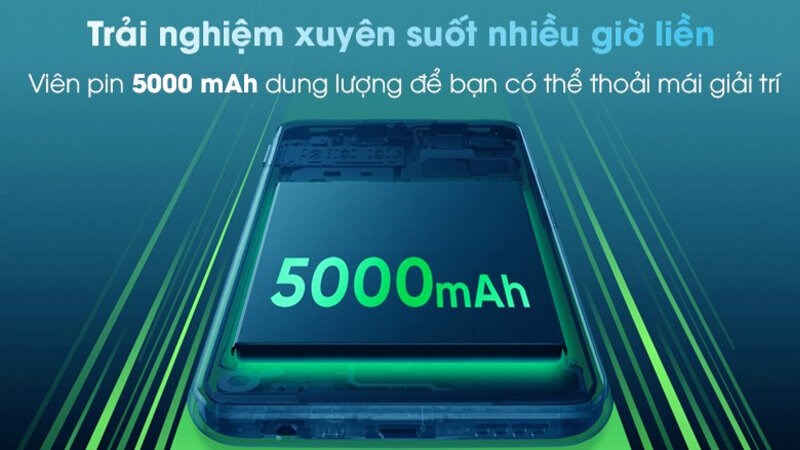 realme C53 được có viên pin khá lớn