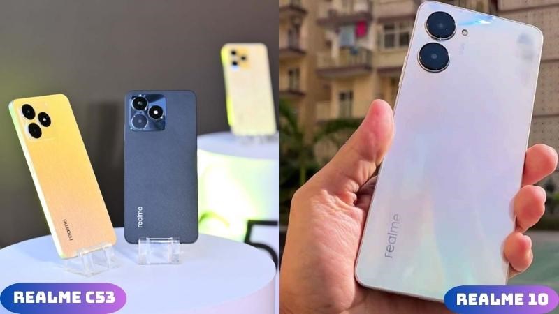 Phần camera sau 50MP đầy sắc nét của hai dòng máy nhà realme