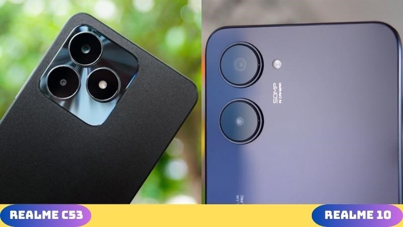 Camera được thêm và nâng cấp nhẹ ở bản realme C53