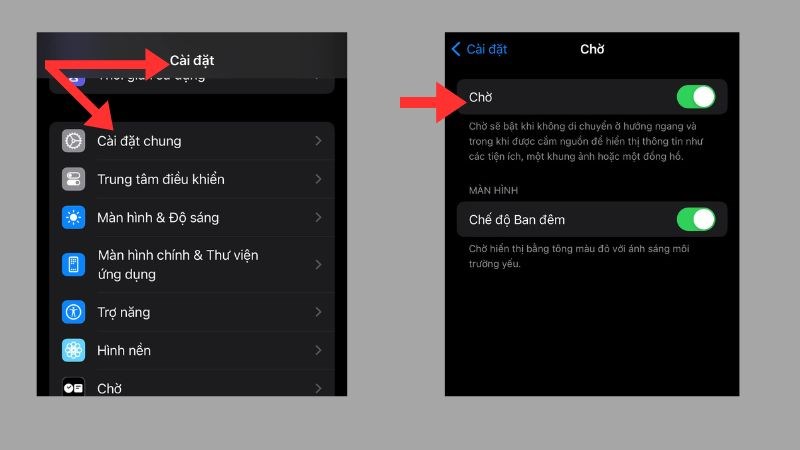 Bật chế độ ban đêm để không làm ảnh hưởng tới giấc ngủ Bật chế độ ban đêm để không làm ảnh hưởng tới giấc ngủ