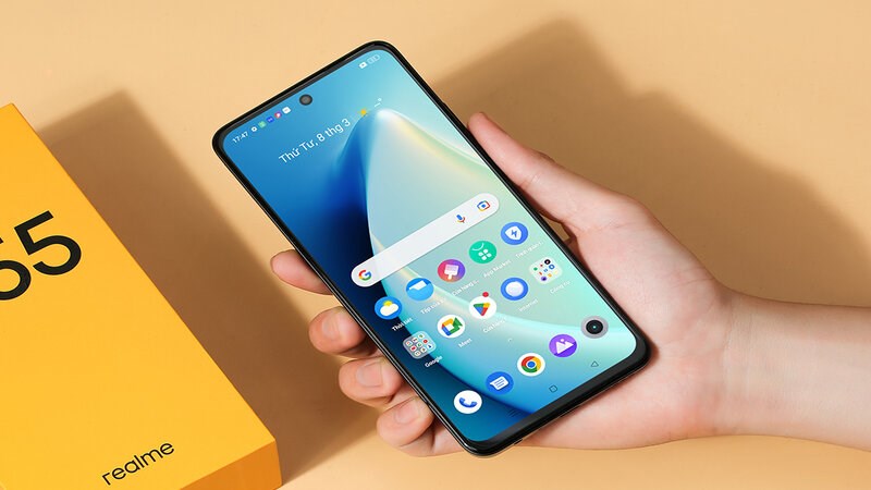 Tấm nền IPS LCD hay được realme sử dụng trên các thiết bị của mình