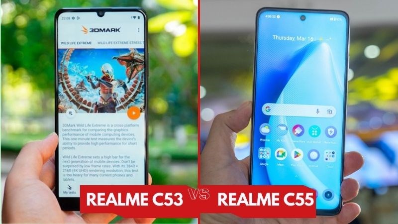 realme C55 cho khả năng nhìn ngoài trời tốt hơn