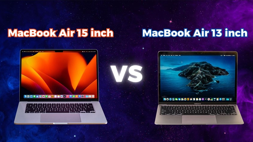 MacBook Air 15 inch cơ bản sẽ tốt hơn so với tùy chọn 13 inch do có thêm 2 nhân GPU MacBook Air 15 inch cơ bản sẽ tốt hơn so với tùy chọn 13 inch do có thêm 2 nhân GPU