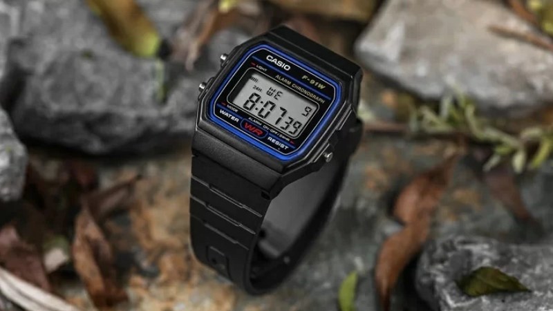Casio F-91W là mẫu đồng hồ Casio huyền thoại được yêu thích trên toàn thế giới 